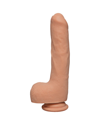 Фаллоимитатор Doc Johnson The D - Uncut D - 9 Inch With Balls ULTRASKYN, диаметр 4,5см, необрезанный - Фото №1