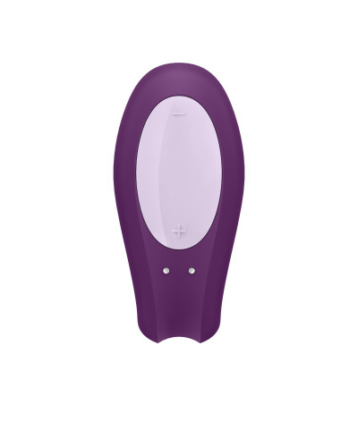 Смарт-вібратор для пар Satisfyer Double Joy Violet (м'ята упаковка!!!) - Фото №4