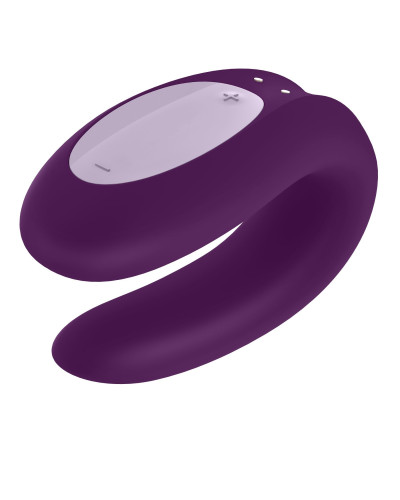 Смарт-вібратор для пар Satisfyer Double Joy Violet (м'ята упаковка!!!) - Фото №5