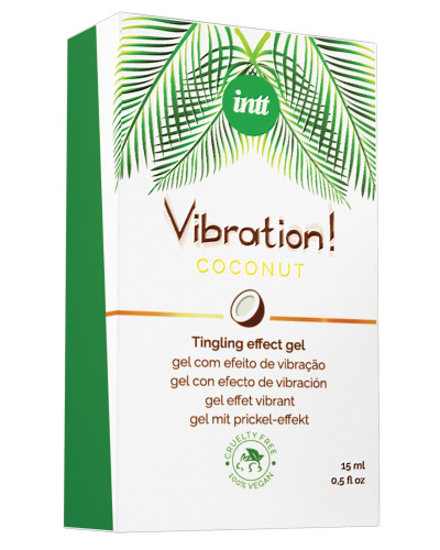 Жидкий вибратор Intt Vibration Coconut Vegan (15 мл) - Фото №3