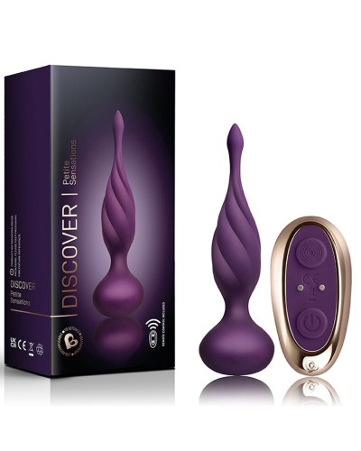 Анальная вибропробка Rocks Off Petite Sensations – Discover Purple - Фото №3