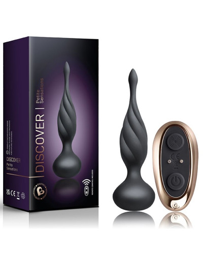 Анальна вібропробка Rocks Off Petite Sensations – Discover Black - Фото №3
