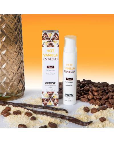 Розпродаж!!! Стимулюючий гель EXSENS Kissable Hot Vanilla Espresso 15мл (термін 07.2025) - Фото №4