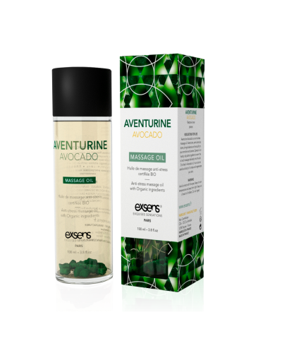 Розпродаж!!! Масажна олія EXSENS Aventurine Avocado (антистрес) 100мл (термін 12.2024) - Фото №1