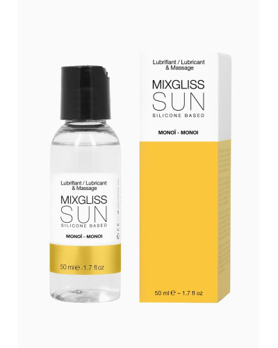 Лубрикант на силиконовій основі MixGliss SUN MONOI (50 мл) з ароматом олії Маноі - Фото №1
