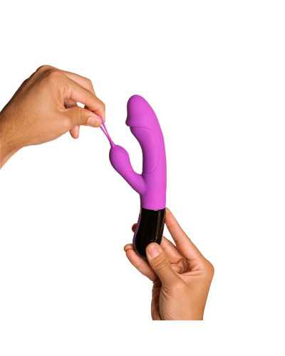 Вибратор-кролик Adrien Lastic Ares 2.0 с аккумулятором, с петелькой для пальца, перезаряжаемый - Фото №6
