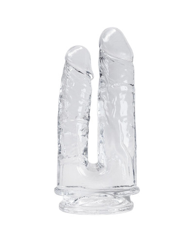 Прозорий фалоімітатор Alive Imperium Jelly Dildo для подвійного проникнення - Фото №1
