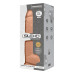 Фалоімітатор SilexD Kingston Flesh (MODEL 15in), двошаровий, силікон+Silexpan, діаметр 7 см - Фото №3