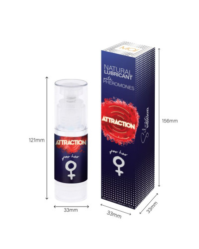 Змазка на водній основі MAI Attraction for Her (50 мл) з феромонами для неї - Фото №4