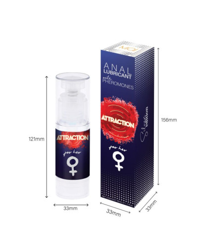 Змазка для анального сексу MAI Attraction Anal for Her (50 мл) на водній основі з феромонами - Фото №4