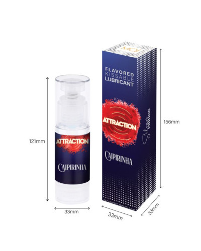 Смазка для орального секса на водной основе MAI Attraction Caipirinha (50 мл) - Фото №4