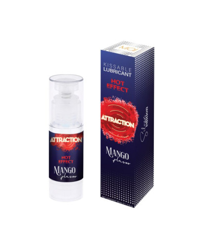Змазка для орального сексу з зігрівальним ефектом MAI Attraction Heat Mango (50 мл) - Фото №2