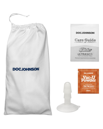 Фалоімітатор Doc Johnson Signature Cocks – Chad White 8,5 inch UltraSkin - Фото №4