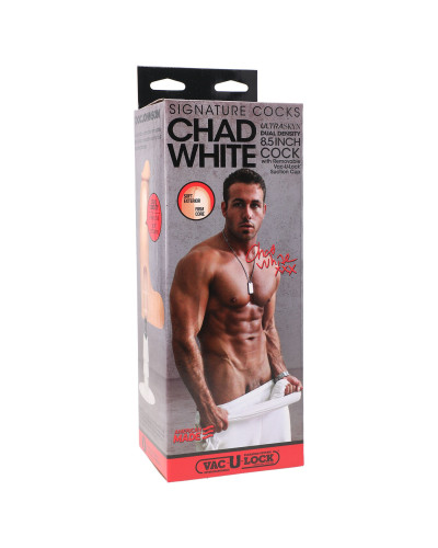 Фалоімітатор Doc Johnson Signature Cocks – Chad White 8,5 inch UltraSkin - Фото №5