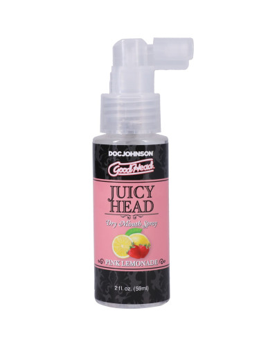 Зволожувальний спрей оральний Doc Johnson GoodHead – Juicy Head Dry Mouth Spray – Pink Lemonade 59мл - Фото №1
