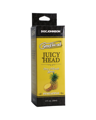 Увлажняющий оральный спрей Doc Johnson GoodHead – Juicy Head Dry Mouth Spray – Pineapple 59мл - Фото №2