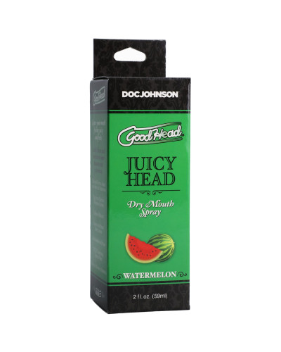 Увлажняющий оральный спрей Doc Johnson GoodHead – Juicy Head Dry Mouth Spray – Watermelon 59мл - Фото №2