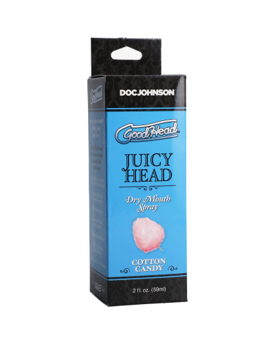 Зволожувальний спрей оральний Doc Johnson GoodHead – Juicy Head Dry Mouth Spray – Cotton Candy 59мл - Фото №2