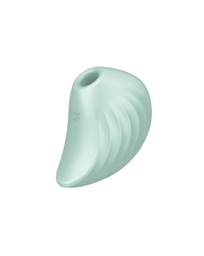 Вакуумный клиторальный стимулятор с вибрацией Satisfyer Pearl Diver Mint - Фото №1