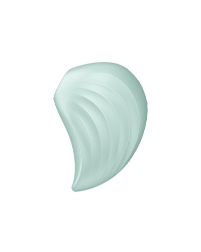 Вакуумный клиторальный стимулятор с вибрацией Satisfyer Pearl Diver Mint - Фото №2