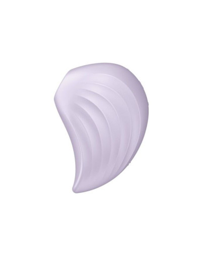 Вакуумный клиторальный стимулятор с вибрацией Satisfyer Pearl Diver Violet - Фото №3