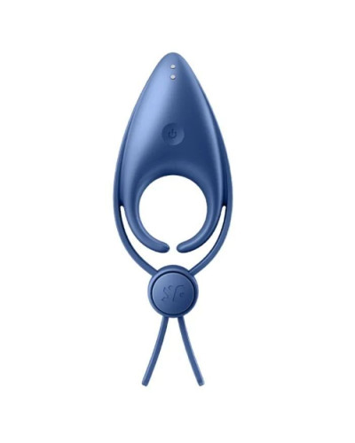 Эрекционное виброкольцо лассо с регулировкой размера Satisfyer Sniper Blue - Фото №1