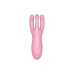 Кліторальний смарт-вібратор Satisfyer Threesome 4 Pink з трьома пальчиками - Фото №2