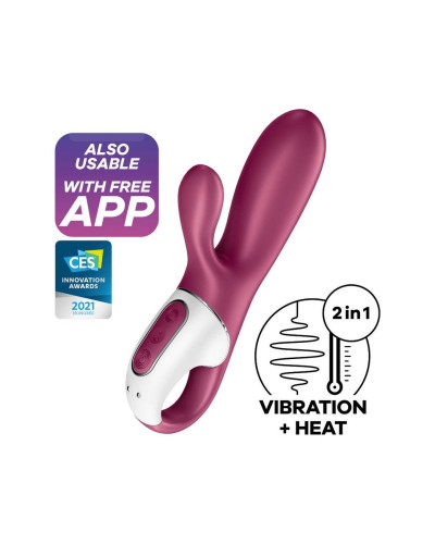 Смарт вибратор кролик с подогревом Satisfyer Hot Bunny - Фото №1