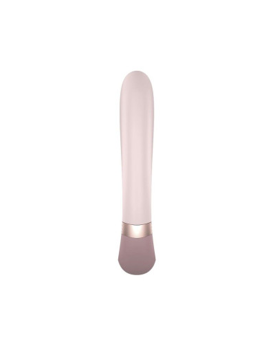 Смарт вібратор-кролик із підігрівом Satisfyer Heat Wave Mauve - Фото №3