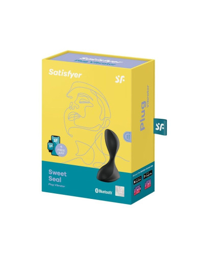 Анальна смарт-пробка з вібрацією Satisfyer Sweet Seal Black - Фото №4