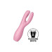 Клиторальный вибратор Satisfyer Threesome 3 Pink с тремя пальчиками - Фото №1