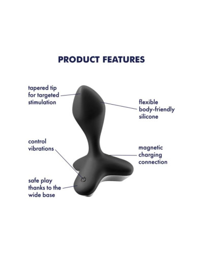 Анальна пробка з вібрацією Satisfyer Game Changer Black - Фото №4