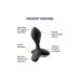Анальна пробка з вібрацією Satisfyer Game Changer Black - Фото №4