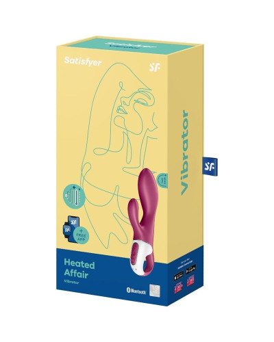 Смарт вібратор-кролик із підігрівом Satisfyer Heated Affair - Фото №4