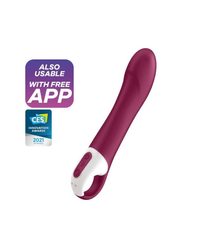 Смарт вибратор точки G Satisfyer Big Heat с функцией подогрева - Фото №1