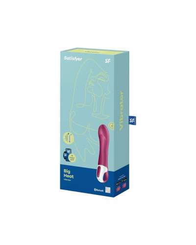 Смарт вибратор точки G Satisfyer Big Heat с функцией подогрева - Фото №4