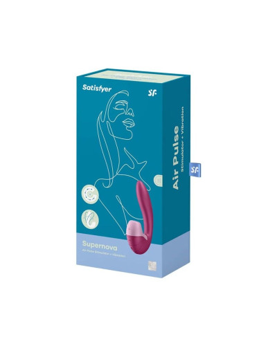 Вакуумний вібратор Satisfyer Supernova Berry, 2 положення ствола - Фото №3