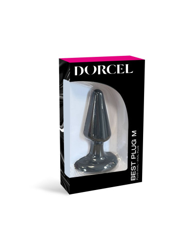 Анальная пробка Dorcel Best Plug M мягкий soft-touch силикон, макс. диаметр 4,1см - Фото №2