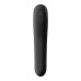 Вакуумный стимулятор с вибрацией Satisfyer Dual Kiss Black - Фото №3
