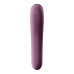 Вакуумный стимулятор с вибрацией Satisfyer Dual Kiss Wine Red - Фото №4
