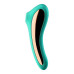 Вакуумний стимулятор із вібрацією Satisfyer Dual Kiss Green - Фото №4