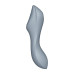 Вакуумный стимулятор с вибрацией Satisfyer Curvy Trinity 3 BlueGrey - Фото №2
