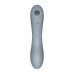 Вакуумный стимулятор с вибрацией Satisfyer Curvy Trinity 3 BlueGrey - Фото №3