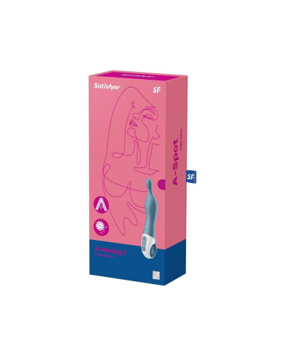 Вібратор для точки А Satisfyer A-Mazing 1 Blue - Фото №4