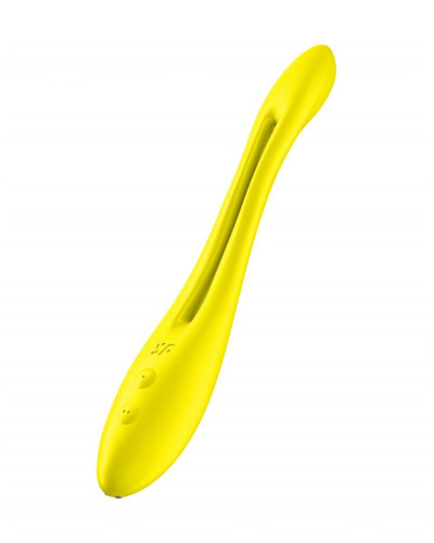 Универсальный гибкий вибратор для пар Satisfyer Elastic Game Yellow - Фото №1