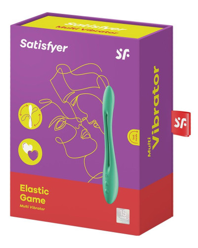Універсальний гнучкий вібратор для пар Satisfyer Elastic Game Light Green - Фото №6