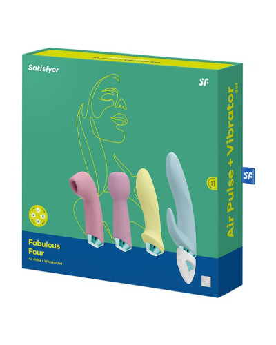 Подарунковий набір секс-іграшок Satisfyer Fabulous Four - Фото №6