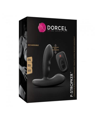 Массажеры простаты Dorcel P-Stroker с пультом ДУ, подогревом и точечным массажем, два мотора - Фото №4