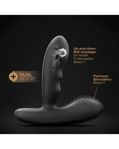 Массажеры простаты Dorcel P-Stroker с пультом ДУ, подогревом и точечным массажем, два мотора - Фото №5