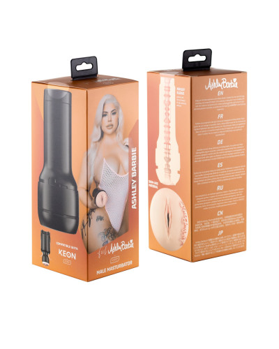 Мастурбатор Kiiroo Feel Ashley Barbie, копія вагіни порнозірки - Фото №2